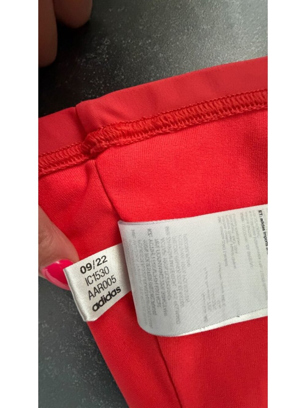 Adidas Tank Top Women's Red Coral Sleeveless Classic Sz MP - Picture 2 of 8